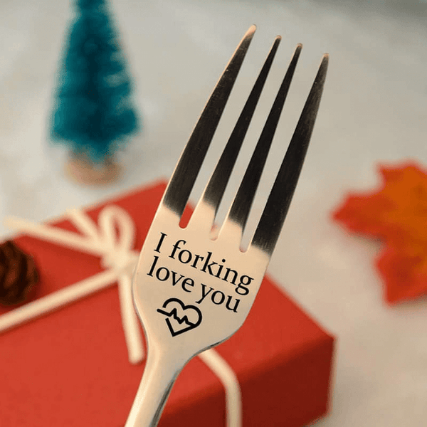 Elegant Engraved Fork 🍴(Included Deluxe Gift Box)💝