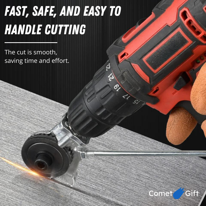 DrillCutPro™ | The Drill-Powered Sheet Metal Shredder