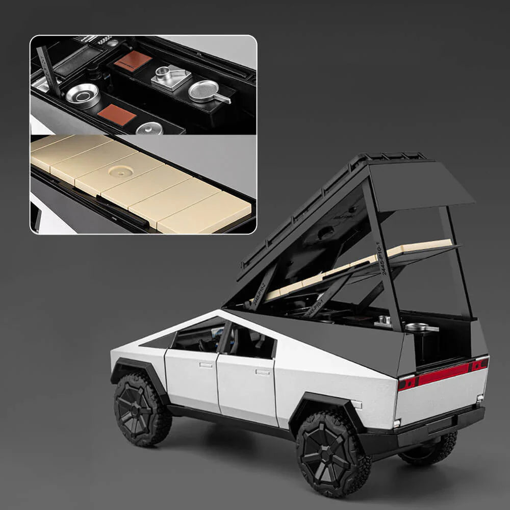 Cybertruck Car Model Pickup Camping RV 1/24 Alloy