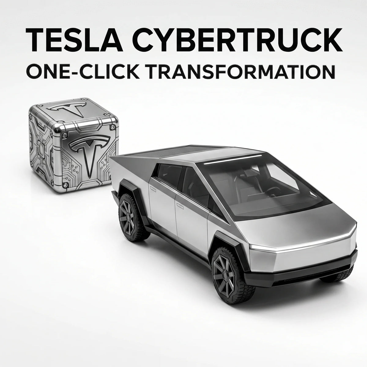 Mechanical Transformation Cube - Tesla CyberTruck