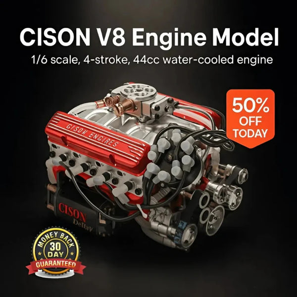 Gasoline OHV V8 Small - Block Engine Model Kits