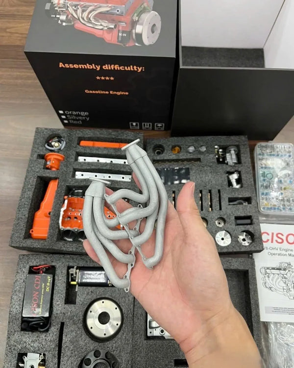 Gasoline OHV V8 Small - Block Engine Model Kits